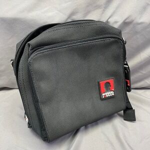 Michael Jordan Black Ballistic Nylon Crossbody Travel‎ Bag Utility Pouch Logo
